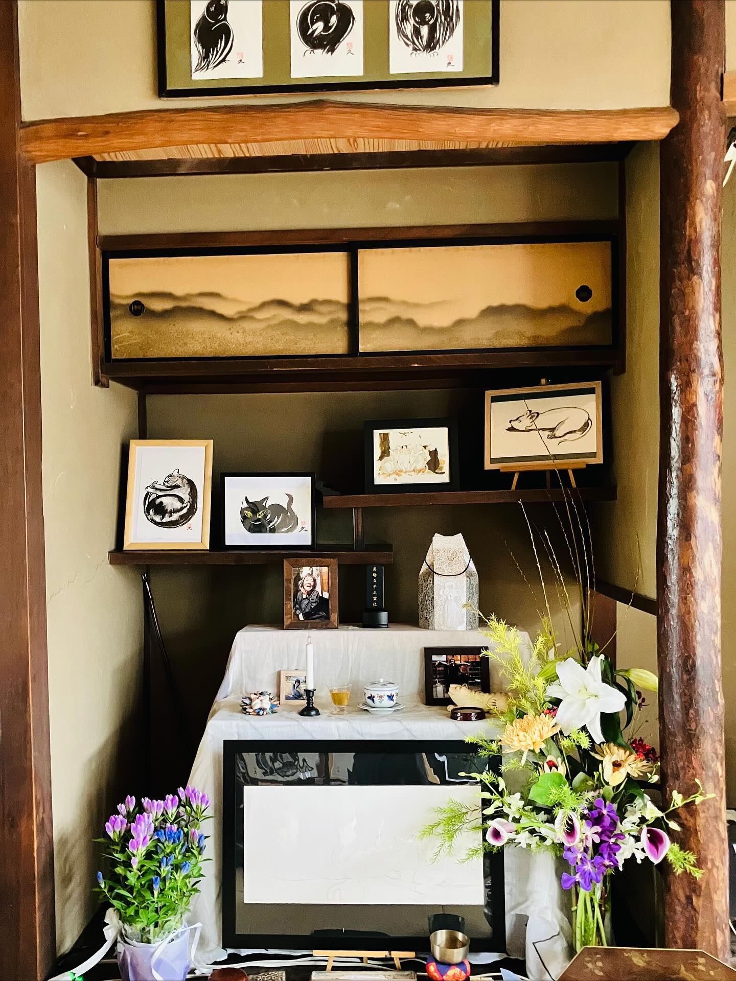 今年で4回目となりました、絵師 馬塲久子さんの御命日の法要と ...